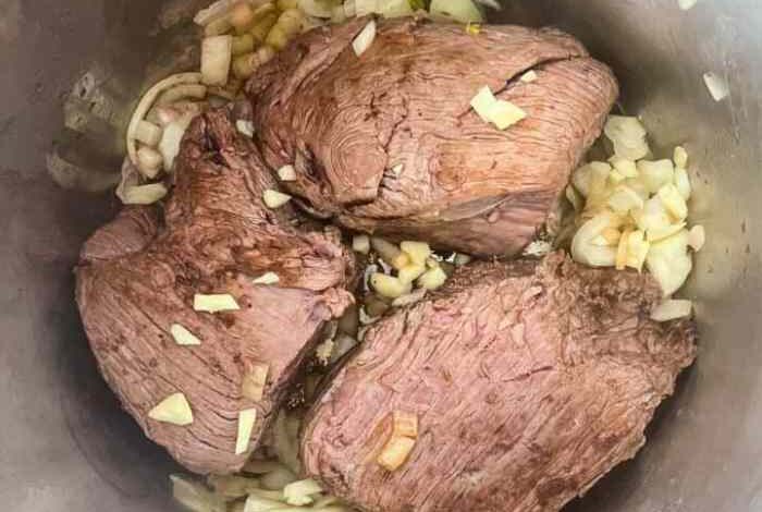 Instant pot venison pot roast