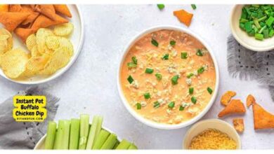 Instant pot no stress buffalo chicken dip