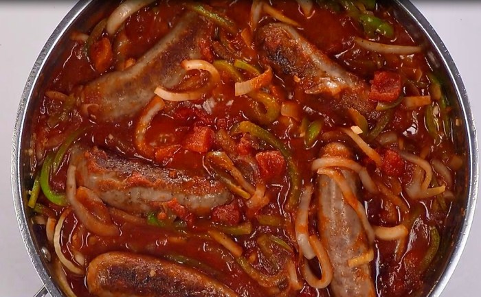 Italian sausage peppers and onions