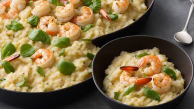 Italian shrimp and scallop risotto
