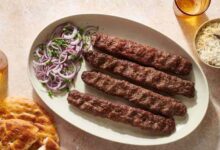 Kabob koobideh persian ground meat kabobs