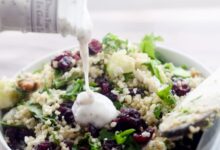 Kale and quinoa salad