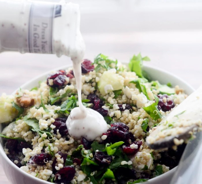 Kale and quinoa salad