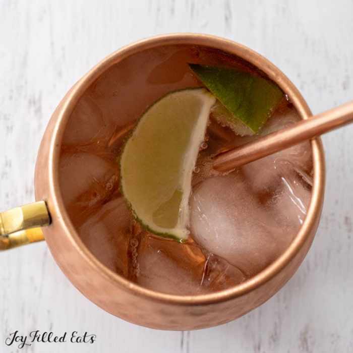 Low carb keto moscow mule