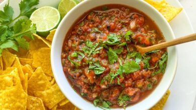 Red ribbon roasted salsa