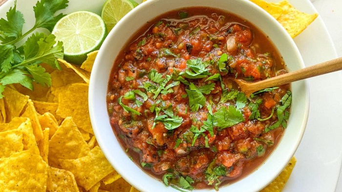 Red ribbon roasted salsa