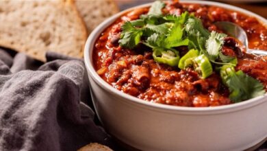 Slow cooker bison chili