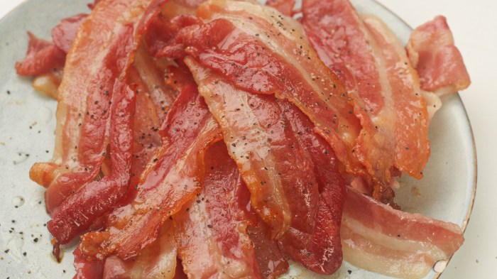 Crispy oven baked bacon