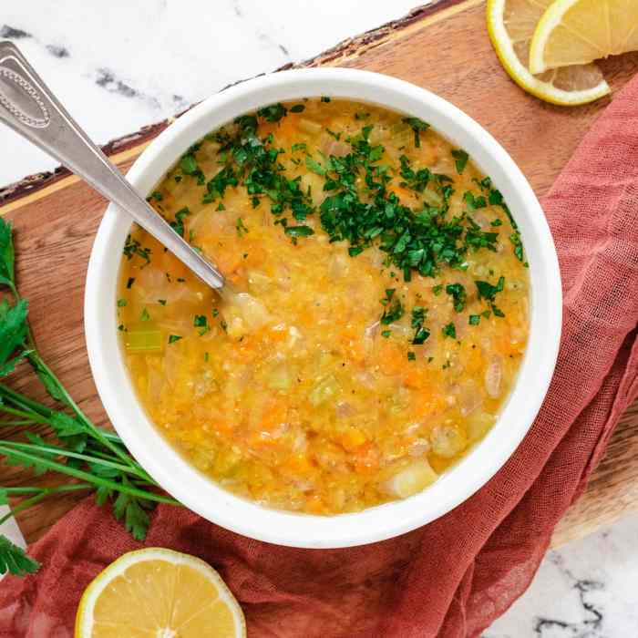 Chard lentil soup lebanese style