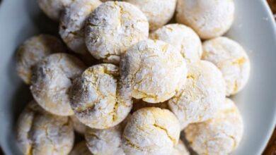 Crisp lemon cake mix cookies