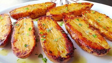 Roasted lemon pepper potatoes