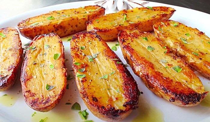 Roasted lemon pepper potatoes