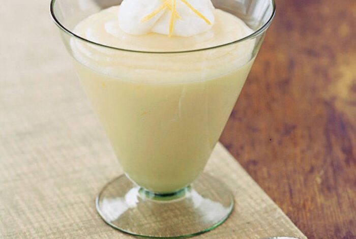 Old fashioned lemon pudding