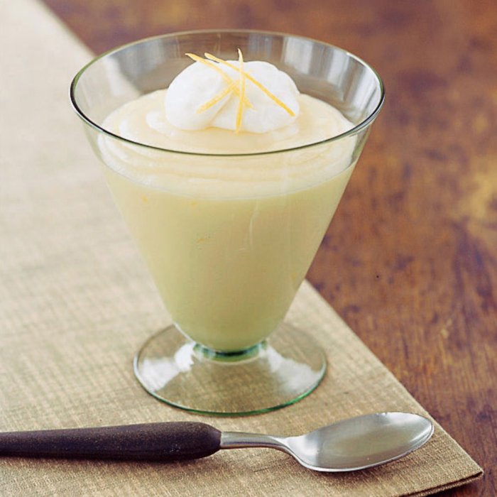 Old fashioned lemon pudding
