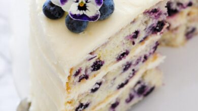 Melt in your mouth blueberry cake