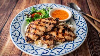 Vietnamese grilled lemongrass chicken