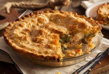 Low fat chicken pot pie