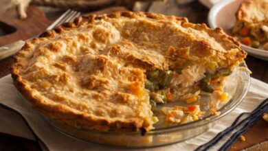 Low fat chicken pot pie