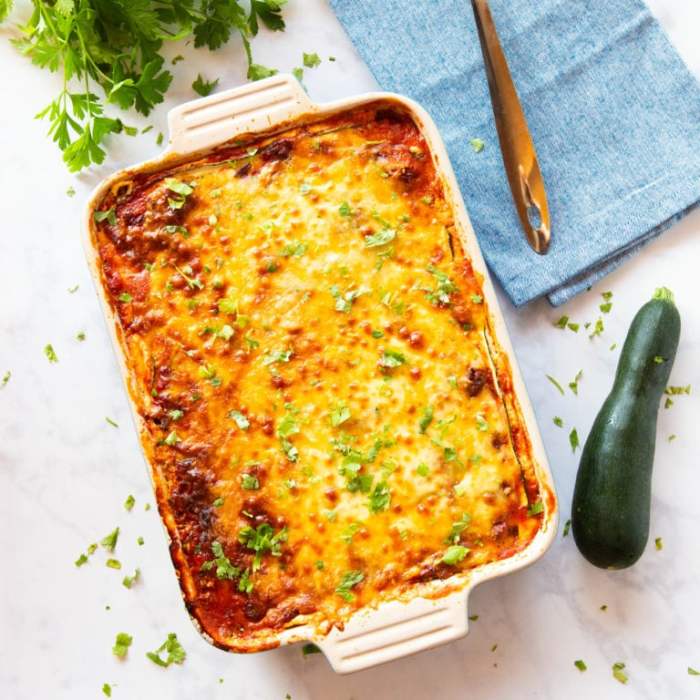 Ultimate low carb zucchini lasagna