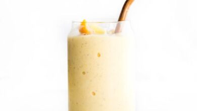 Pineapple mango coconut smoothie