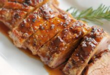 Maple garlic marinated pork tenderloin