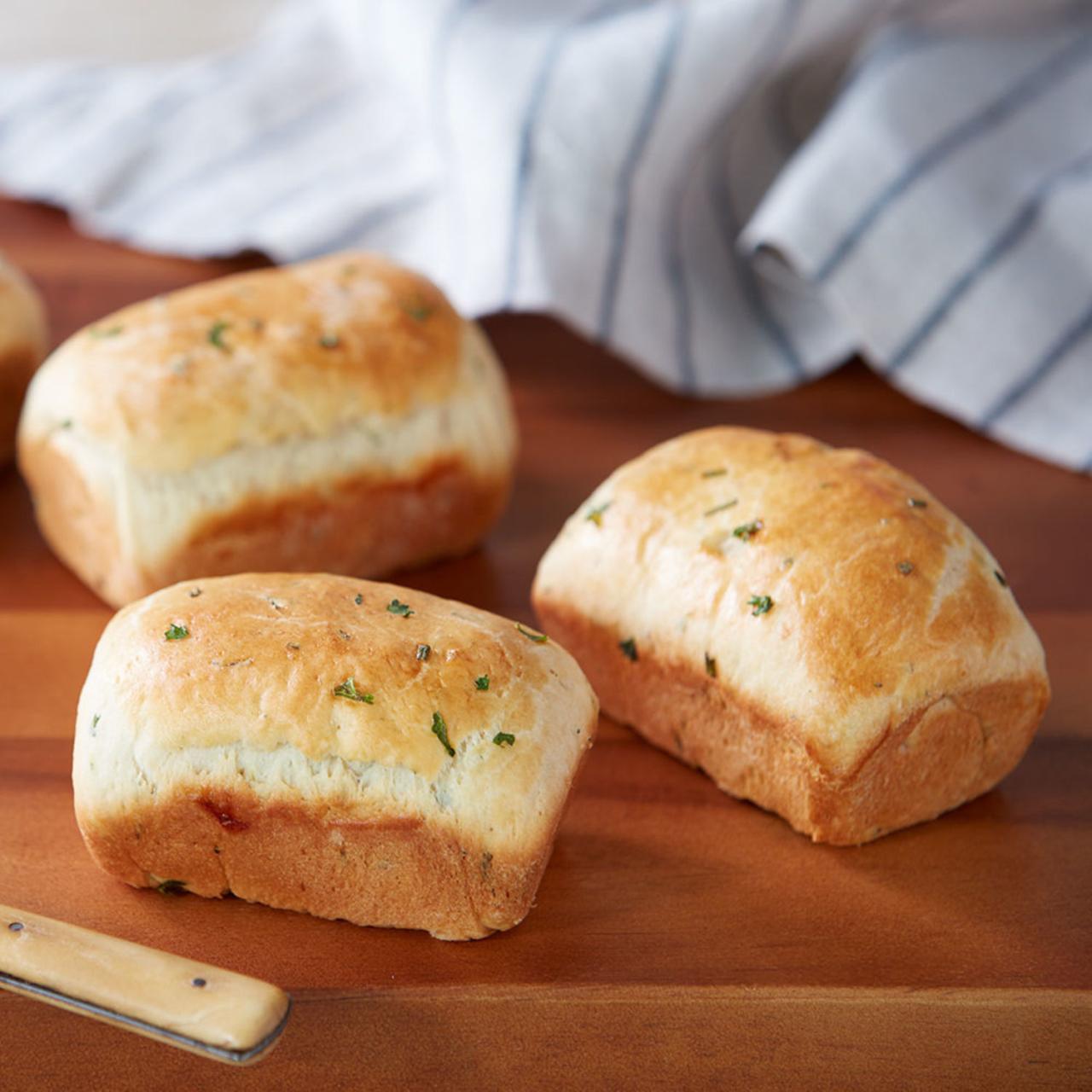 Rhubarb berry mini loaves