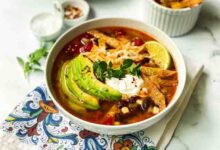 Instant pot chicken tortilla soup