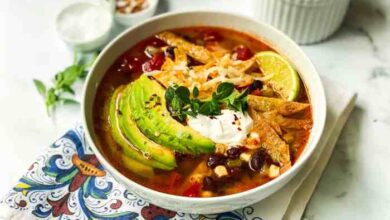 Instant pot chicken tortilla soup