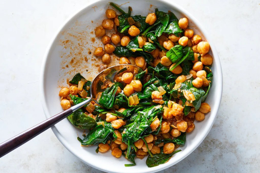 Espinacas con garbanzos spinach with garbanzo beans