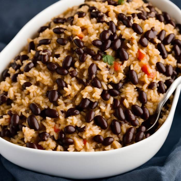 Mexican black beans and rice