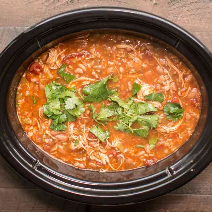 Slow cooker mexican chicken soup