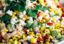 Salad cornbread mexican street elote