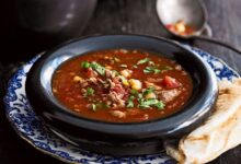 Moroccan harira bean soup