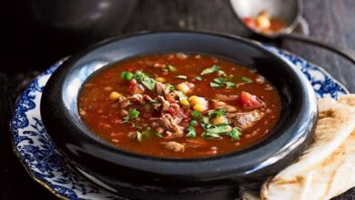 Moroccan harira bean soup