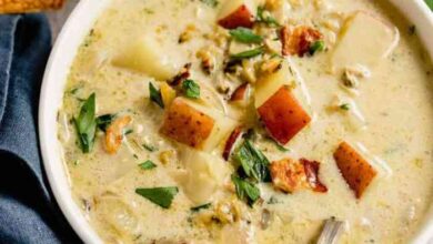 New england style clam chowder