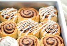 Yeast free cinnamon rolls