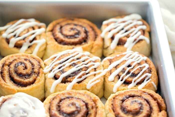 Yeast free cinnamon rolls