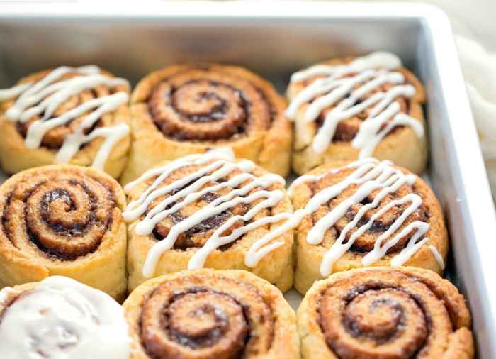 Yeast free cinnamon rolls