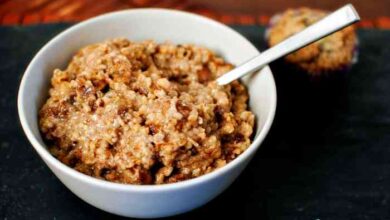 Oatmeal cooker slow overnight apple cinnamon pores amazing foodnetwork skin passthesushi