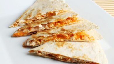 Slow cooker chicken quesadillas