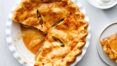 Old fashioned apple pie