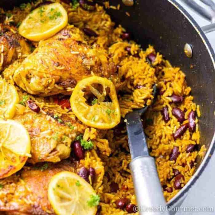 Shadis one pot turmeric chicken and rice