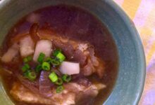 Baked potato soup with rivels