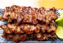 Moo pork skewers ping thai snack street recipe grilled bbq ultimate