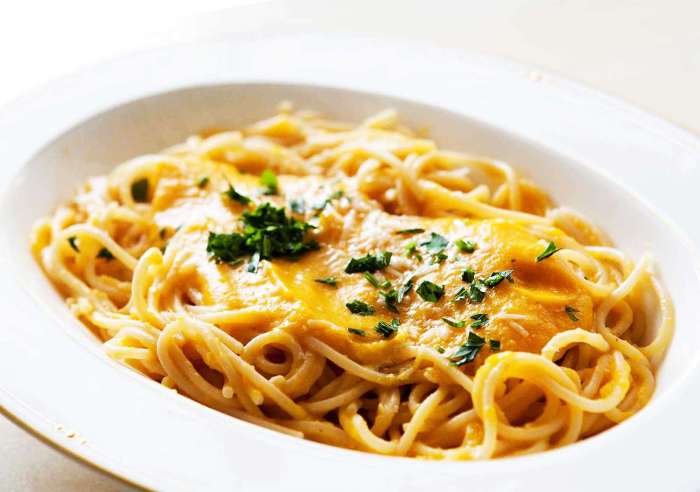 Butternut squash pasta sauce