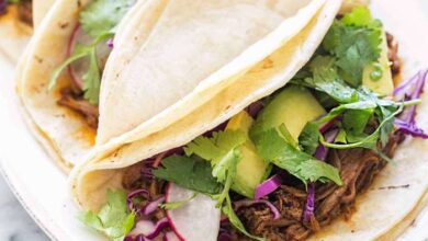 Slow cooker tacos al pastor