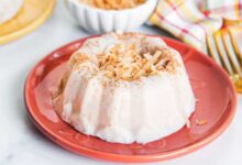 Puerto rican breakfast custard