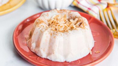 Puerto rican breakfast custard