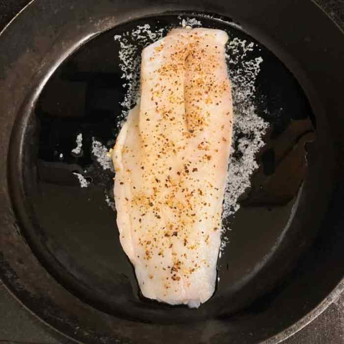 Garlic parmesan orange roughy