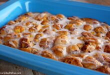 Easy cinnamon roll casserole